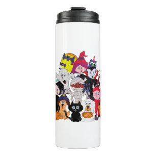 Halloween Folks Thermal Tumbler