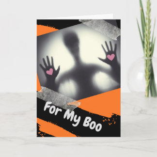 Halloween for My Boo Boyfriend Card