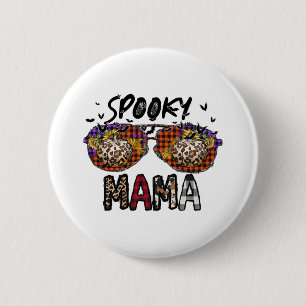 Halloween For Women Funny Halloween Spooky Mama 6 Cm Round Badge