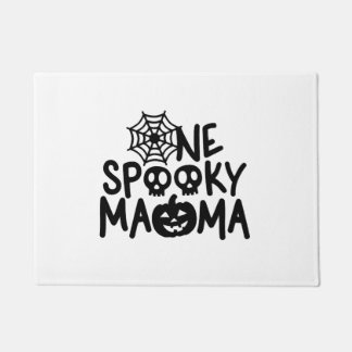 Halloween For Women Halloween One Spooky Mamma Doormat