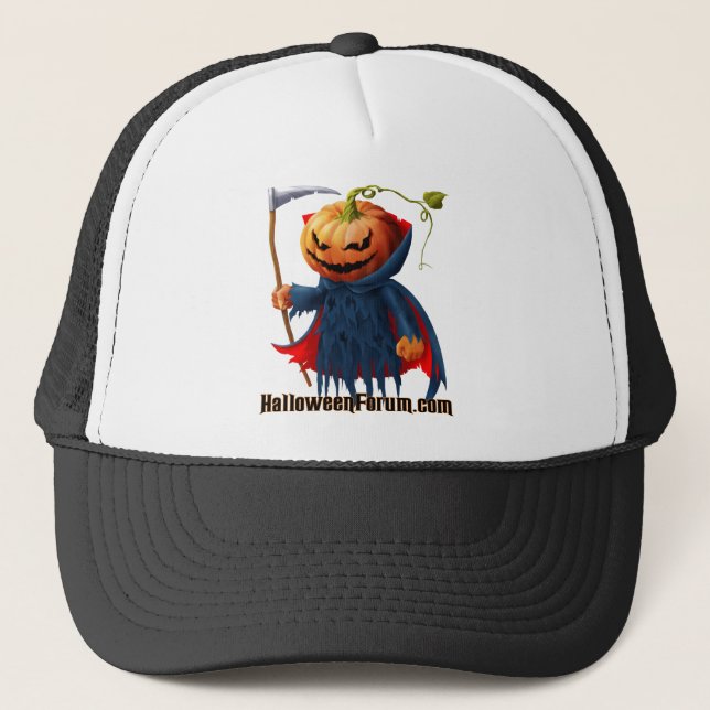 Halloween Forum 2010 Design - Light Trucker Hat (Front)