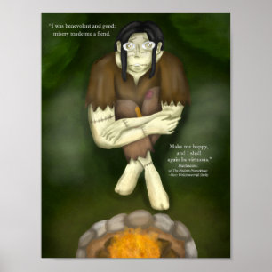 Halloween Frankenstein Art Print