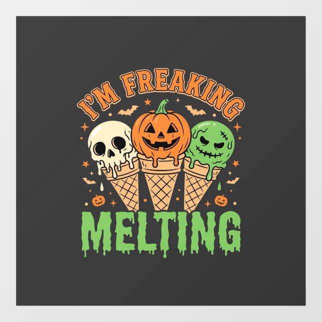 Halloween Freaking Melting Ice Cream (Sheet)