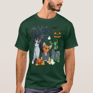 Halloween French Bulldog Dog Witch Scary Halloween T-Shirt