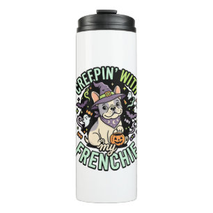 Halloween French Bulldog Spooky Companion Thermal Tumbler