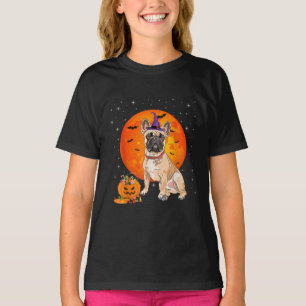 Halloween French Bulldog Trick Or Treat Pumpkin T-Shirt