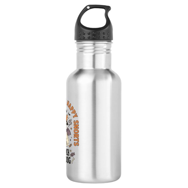 Halloween French Bulldog Trickster 532 Ml Water Bottle (Front)