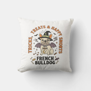 Halloween French Bulldog Trickster Cushion