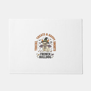 Halloween French Bulldog Trickster Doormat