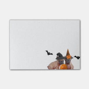 Halloween French Bulldogs Post it notes