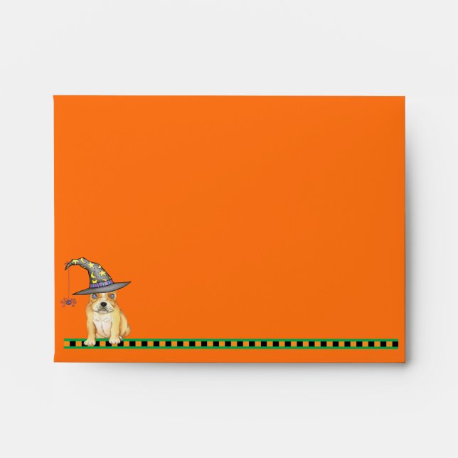 Halloween Frenchie Envelope (Front)