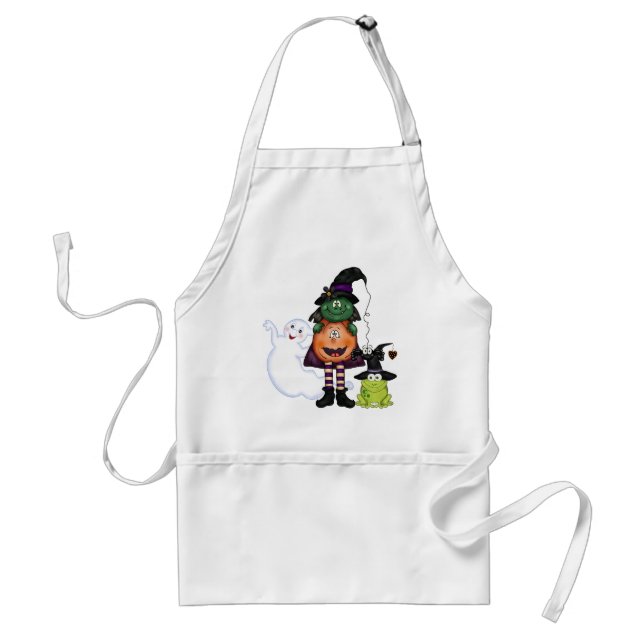 Halloween Friends apron (Front)