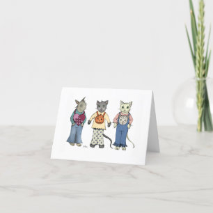Halloween Friends Holiday Card
