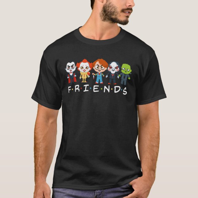 Halloween Friends Shirt Design (Front)
