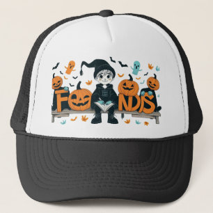 halloween friends  trucker hat