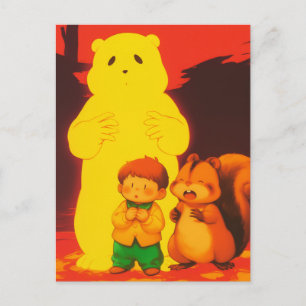 Halloween Friendship  Postcard