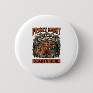 Halloween Fright Night Festival 6 Cm Round Badge