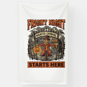 Halloween Fright Night Festival Banner