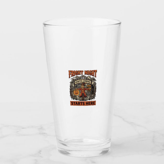 Halloween Fright Night Festival Glass (Front)