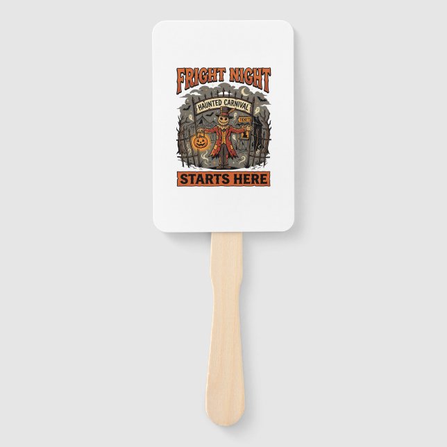 Halloween Fright Night Festival Hand Fan (Front)