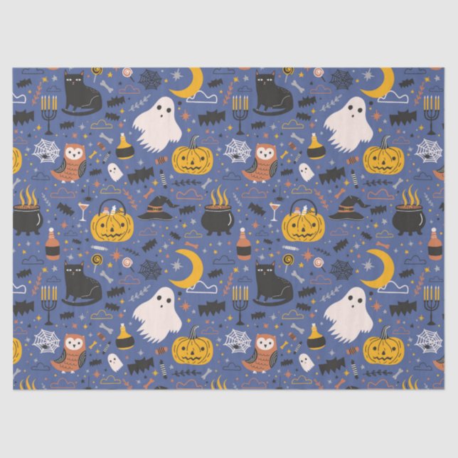 Halloween Fright  Tissue Paper (Front)