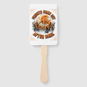 Halloween Frights After Dark Hand Fan