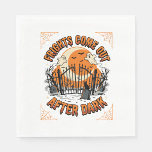 Halloween Frights After Dark Napkin