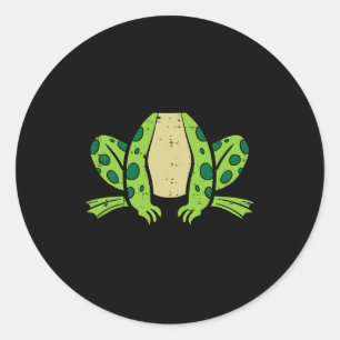Halloween Frog Costume Funny Cottagecore Animal Me Classic Round Sticker