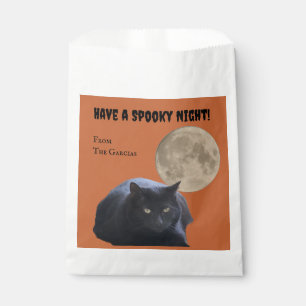 Halloween Full Moon Black Cat Favour Bags