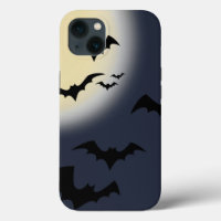 Halloween Full Moon With Bats