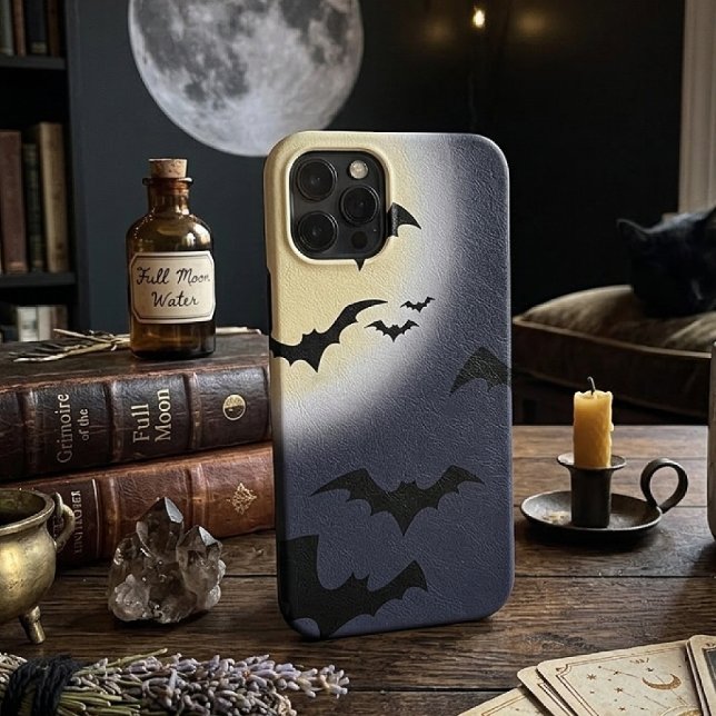 Halloween Full Moon With Bats Case-Mate iPhone Case (Creator Uploaded)