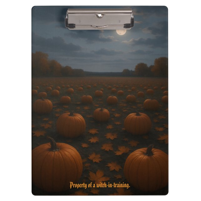 Halloween Fun Customisable  Clipboard (Front)
