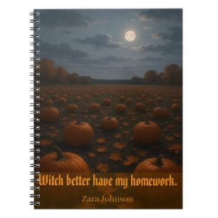 Halloween Fun Customisable Notebook