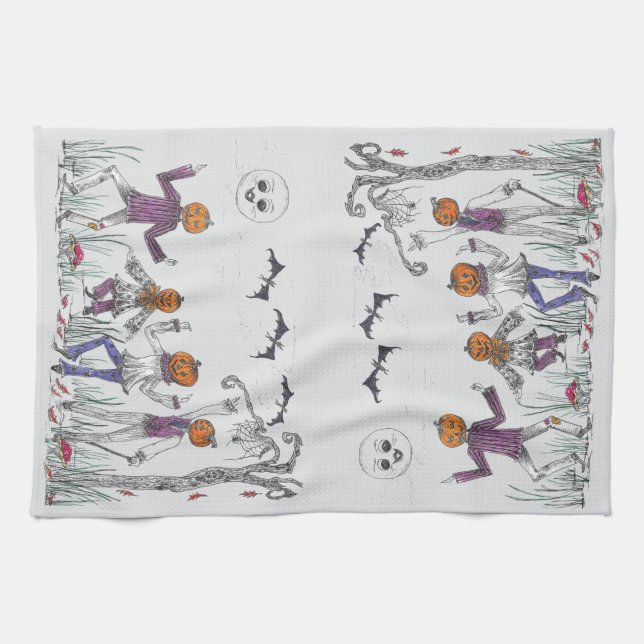 Halloween Fun Kitchen Towel (Horizontal)