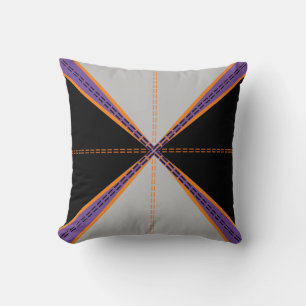 Halloween Fun With Triangles & Dashes Thr Cushion