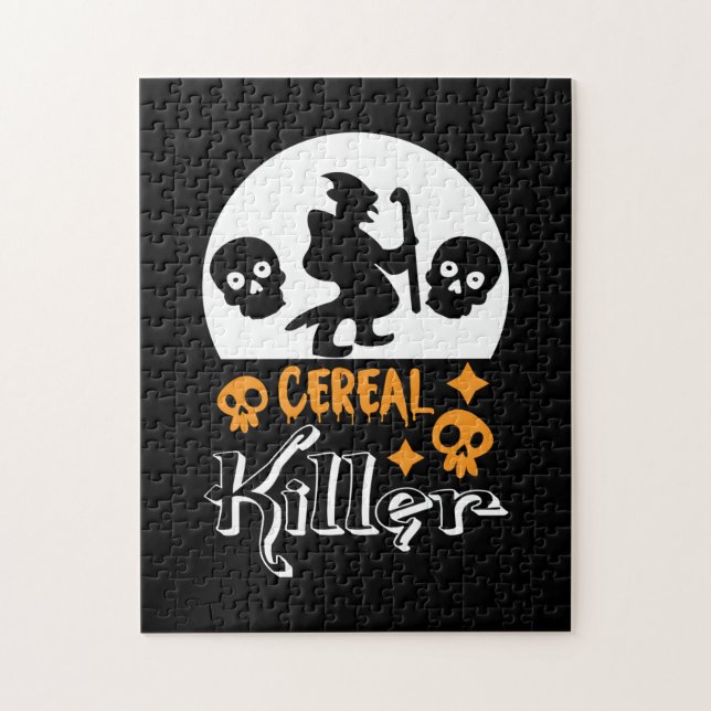 Halloween Funny Cereal Birthday Jigsaw Puzzle (Vertical)