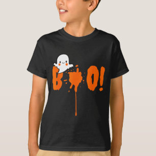 Halloween Funny Cute Ghost Boo! Design Gift  T-Shirt