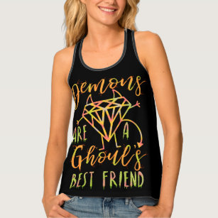 Halloween Funny Demons are a Ghouls Best Friend Singlet