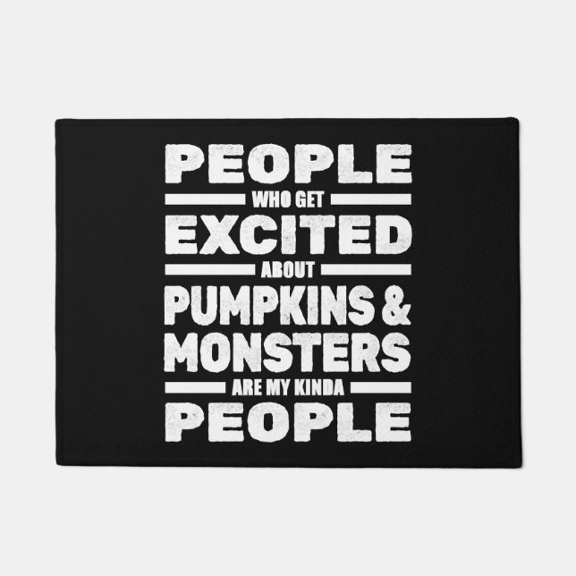 Halloween Funny  Doormat (Front)