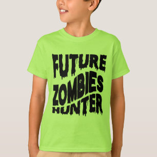 Halloween Funny Future Zombie Hunter T-Shirt