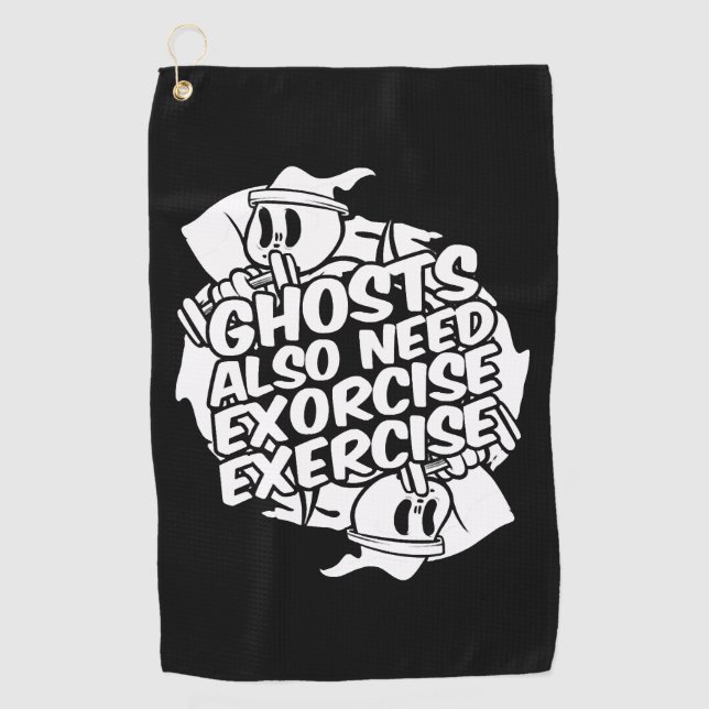 Halloween Funny      Golf Towel (Front)