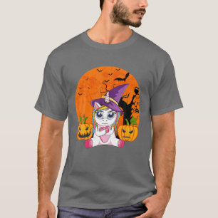 Halloween Funny Hallo-Wine Floral Skeleton Drinkin T-Shirt