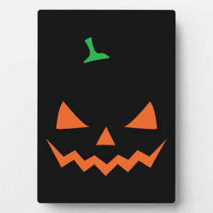 Halloween - funny halloween pumpkin plaque