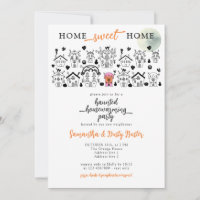 Halloween Funny Haunted House Housewarming Party
