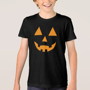 Halloween funny jack o' lantern pumpkin Tri-Blend shirt