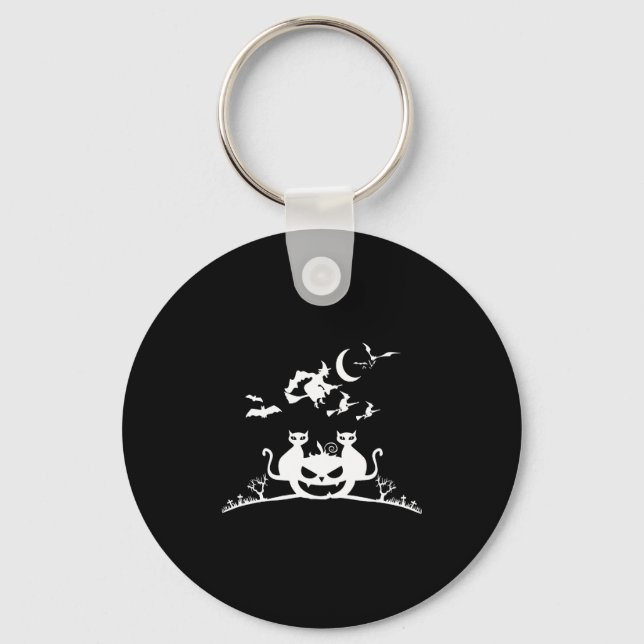 Halloween Funny     Key Ring (Front)