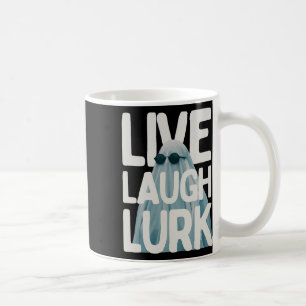 Halloween Funny Lurk Live Laugh Love Ghost Costume Coffee Mug