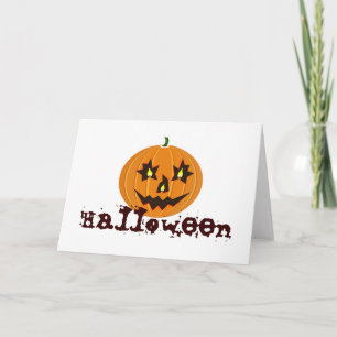 Halloween funny reminder pumpkin card
