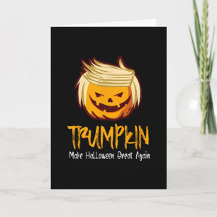 Halloween Funny T Shirt Donald Trump Costume Gift Card