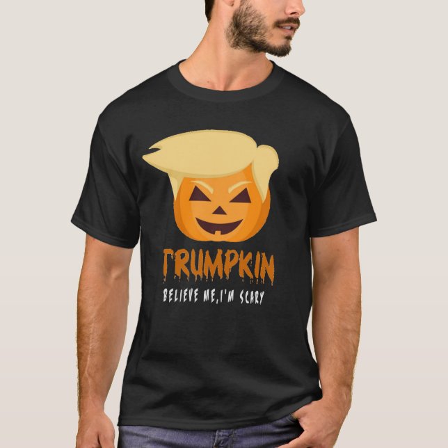Halloween Funny Trumpkin T-Shirt (Front)